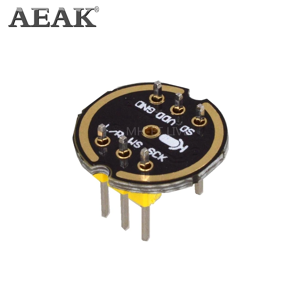 AEAK всенаправленный микрофонный модуль I2S интерфейс INMP441 MEMS Высокая точность