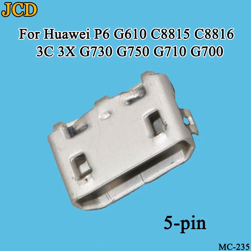 JCD 10 шт./лот для huawei P6 G610 C8815 C8816 3C 3X G730 G750 G710 G700 зарядка через usb Порты и разъёмы