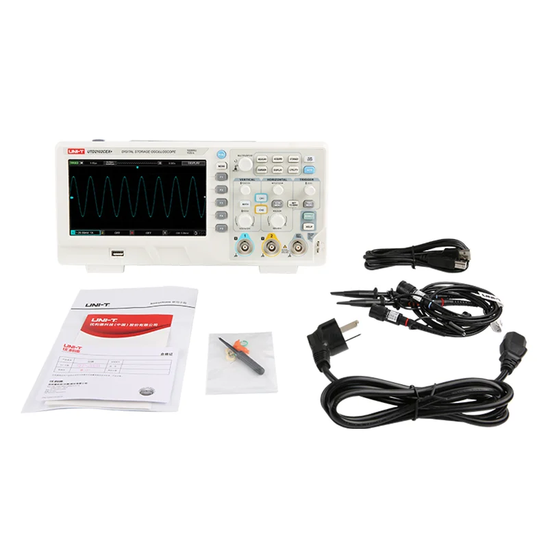 

UNI-T Digital storage Oscilloscope 100MHz 1GS/s Digital Oscilloscope UTD2102CEX+