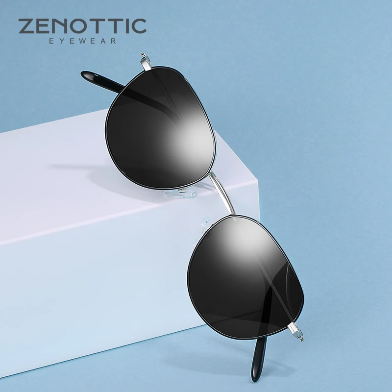 ZENOTTIC брендовые дизайнерские металлические поляризационные солнцезащитные очки