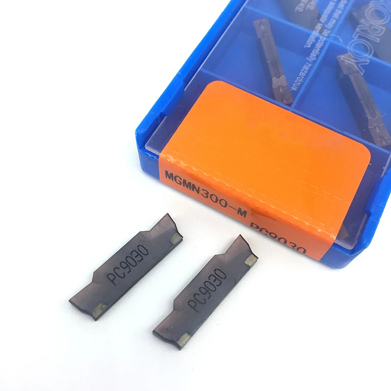 

50PCS MGMN300 M PC9030 grooving carbide inserts MGMN 300 lathe cutter turning tool Parting and grooving tool Parting off