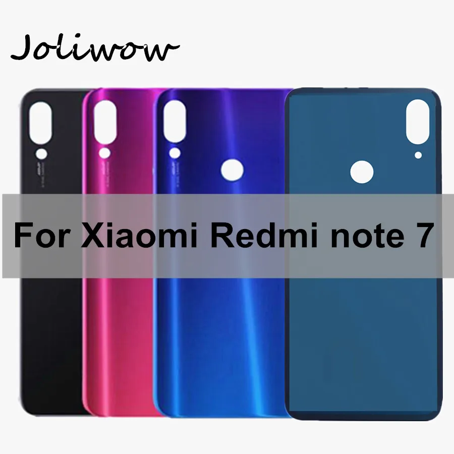 Для Xiaomi Redmi note 7 крышка батареи Задняя стеклянная панель Дверь Корпус для Note pro с