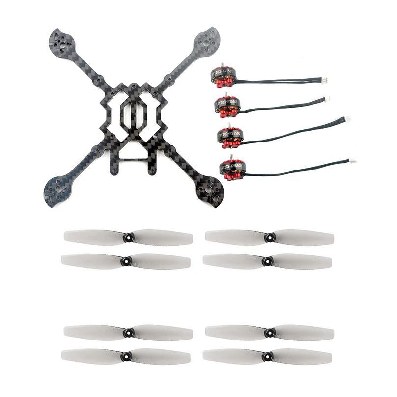

Колесная база 125 Happymodel Larva X HD комплект из углеродного волокна для рамы мм с бесколлекторным двигателем EX1203 1203 5500KV 2-4S и стойками 65 мм