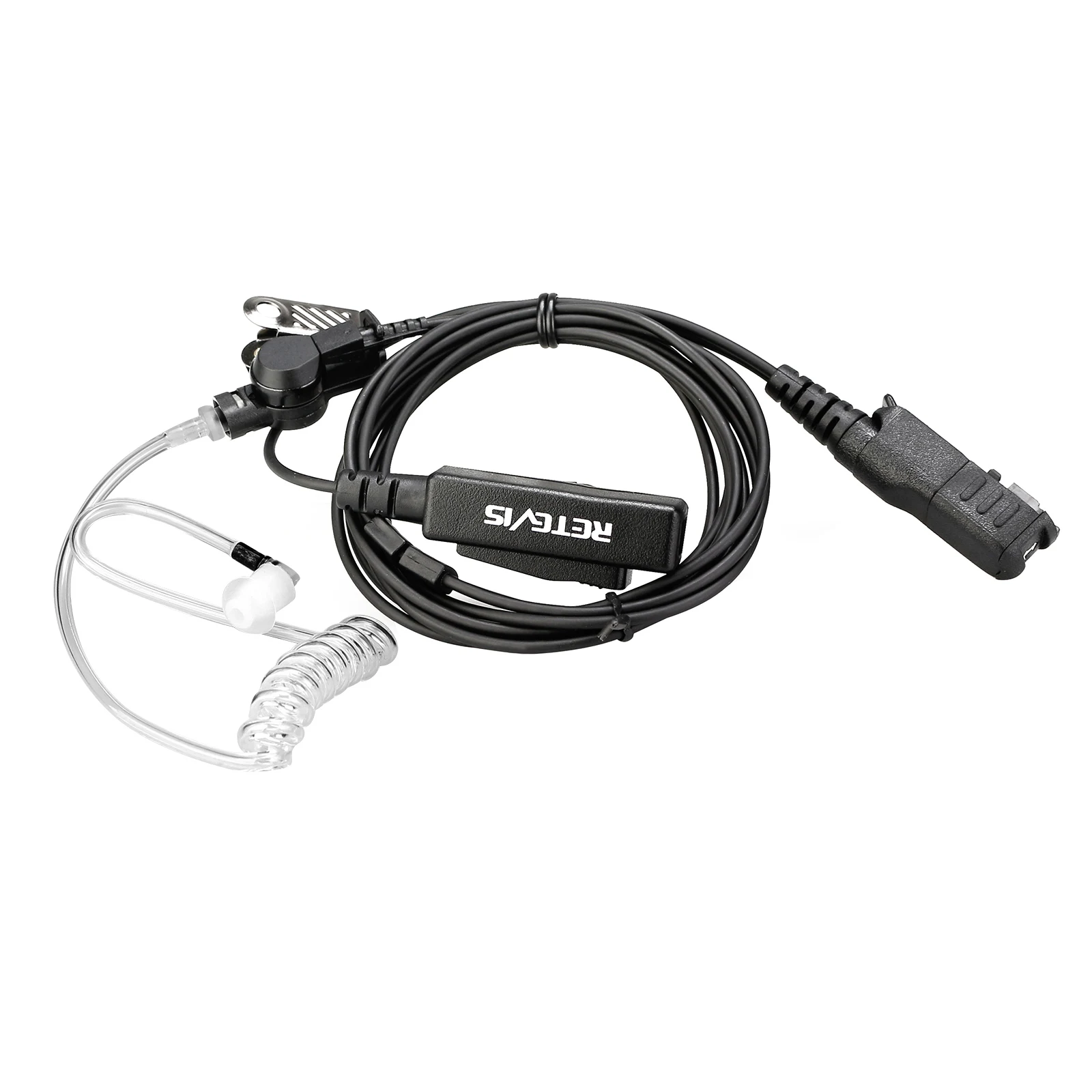 Retevis Walkie Talkie наушник с PTT/MIC акустическая Воздушная трубка для Motorola P6600 P6620 XPR3300 XPR3500