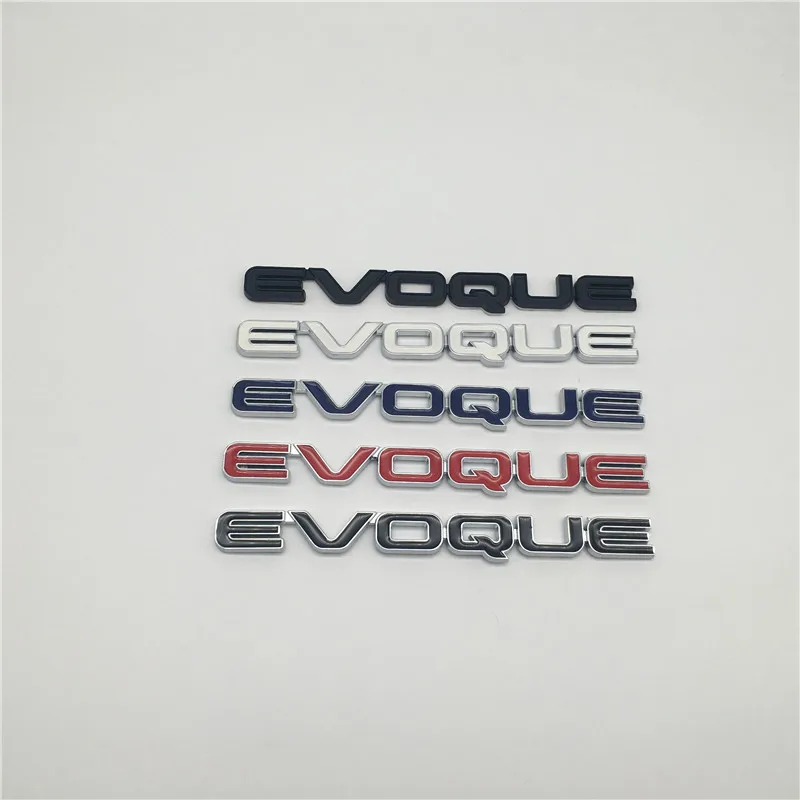 

For Land Range Rover SD4 Si4 TD4 Evoque Emblem Tailgate Badges Metal Logo Sticker