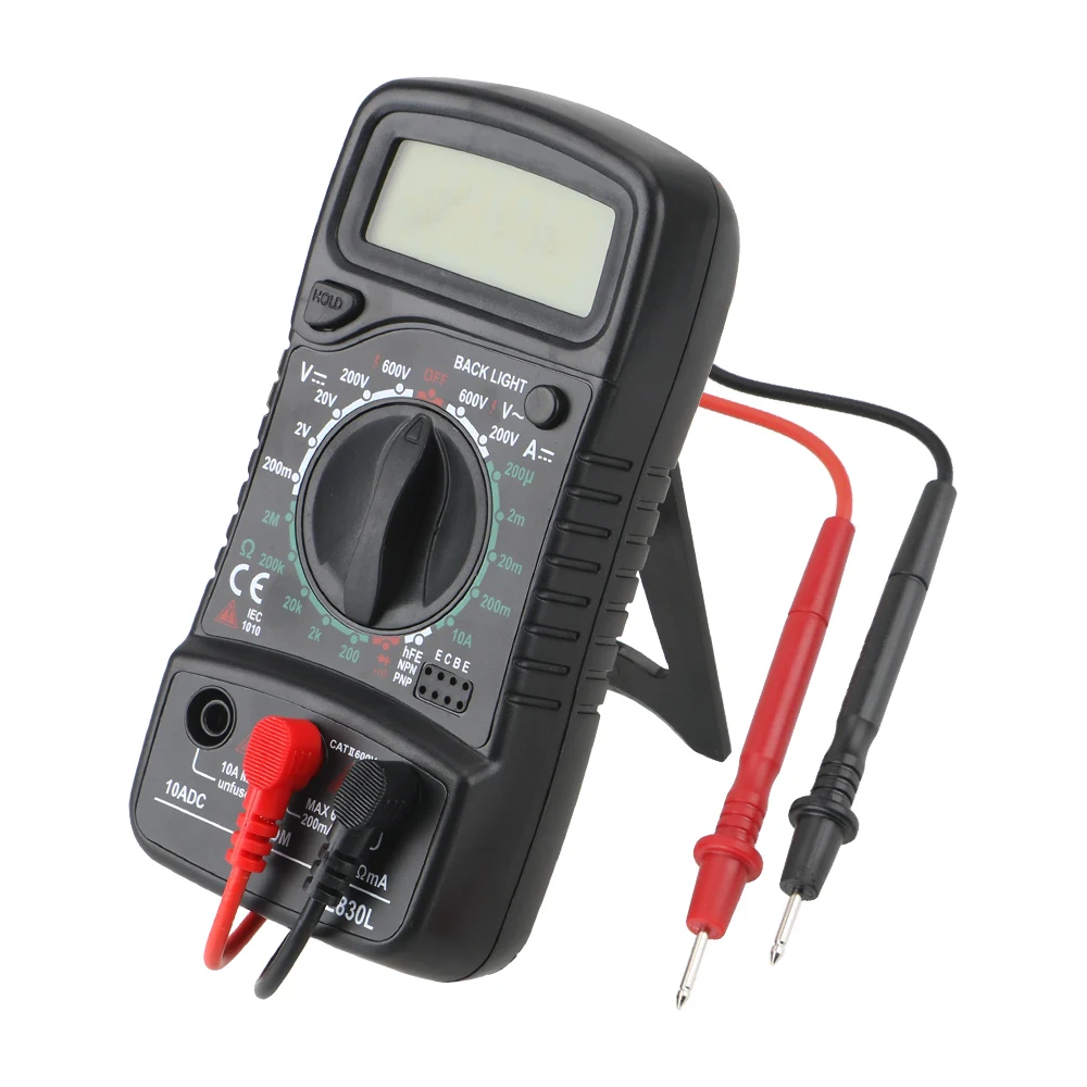 XL830L цифровой мультиметр esr метр тестеры Автомобильный Электрический dmm