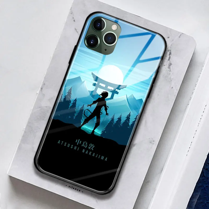 Atsushi Nakajima Anime Art Glass Soft Silicone Phone Case Cover Shell for iPhone SE 6s 7 8 Plus X XR XS 11 12 13 Mini Pro Max | Мобильные