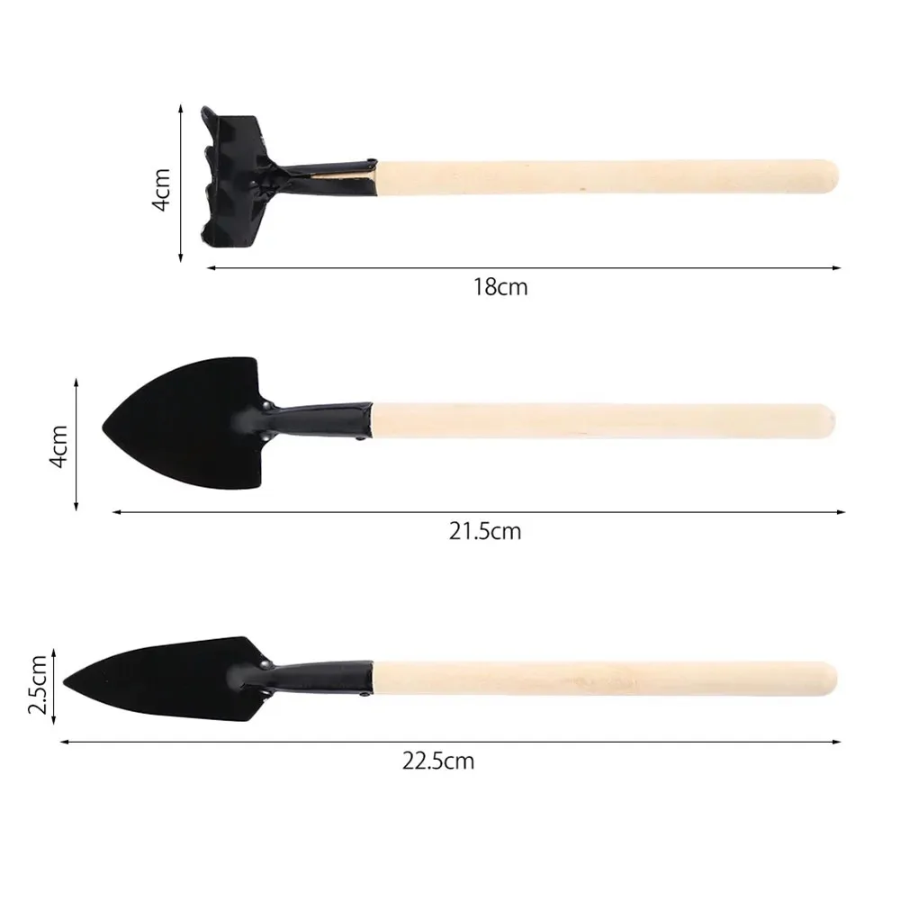 

8pcs Mini Garden Hand Tools Planting Flower Succulent Miniature Gardening Tools For Digging Loosening Soil Transplanting
