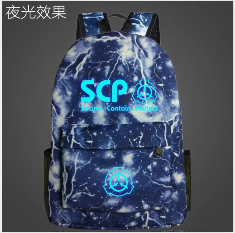 Новые блестящие рюкзаки SCP специальная схема сдерживания основы рюкзак для