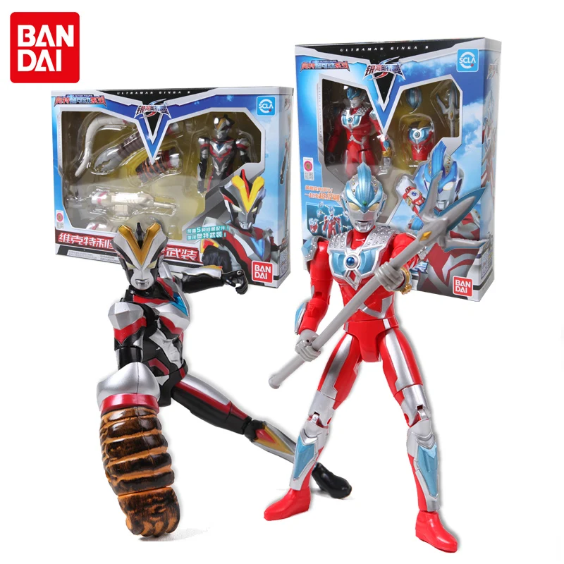 Bandai Ultraman кукла экшн-фигурки Victory Ginga модели игрушки настольные украшения | Игрушки