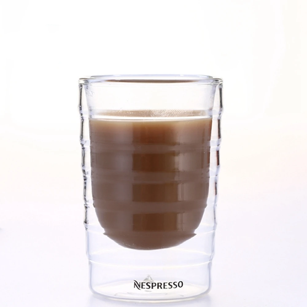 Термостойкая кофейная кружка Nespresso с двойными стенками 85-350 мл 1 шт. | Дом и сад
