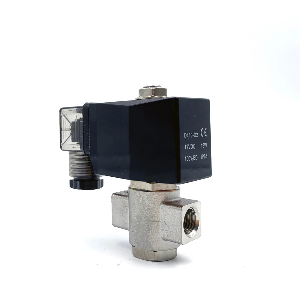 Электромагнитный клапан нормально открытый водяной 1/8 &quot1/4&quot 1/2 &quot пусковой