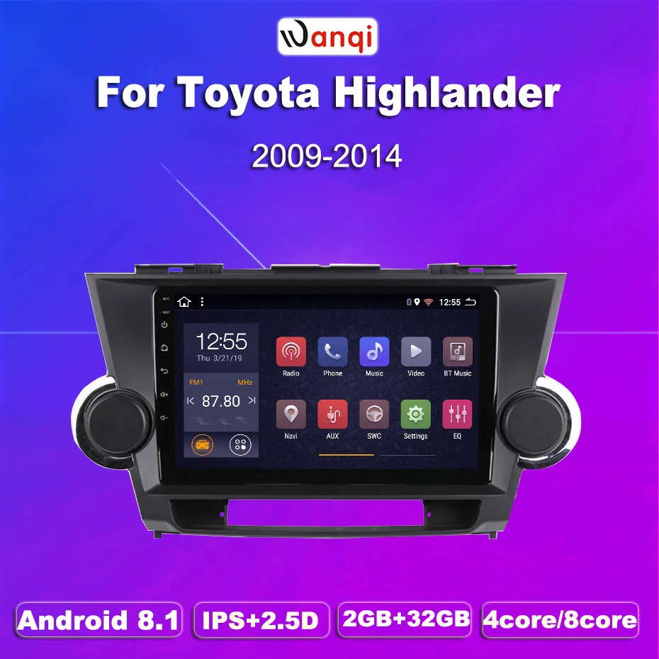 2G ram 32G rom автомобильное радио стерео Мультимедиа gps навигационный плеер для Toyota