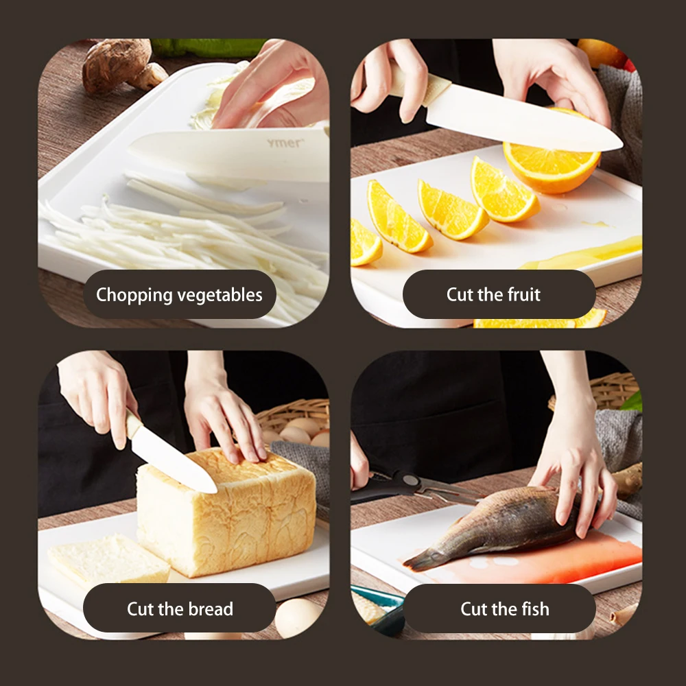 U образная разделочная доска овощи фрукты мясо хлеб Разделочные Блоки поднос для