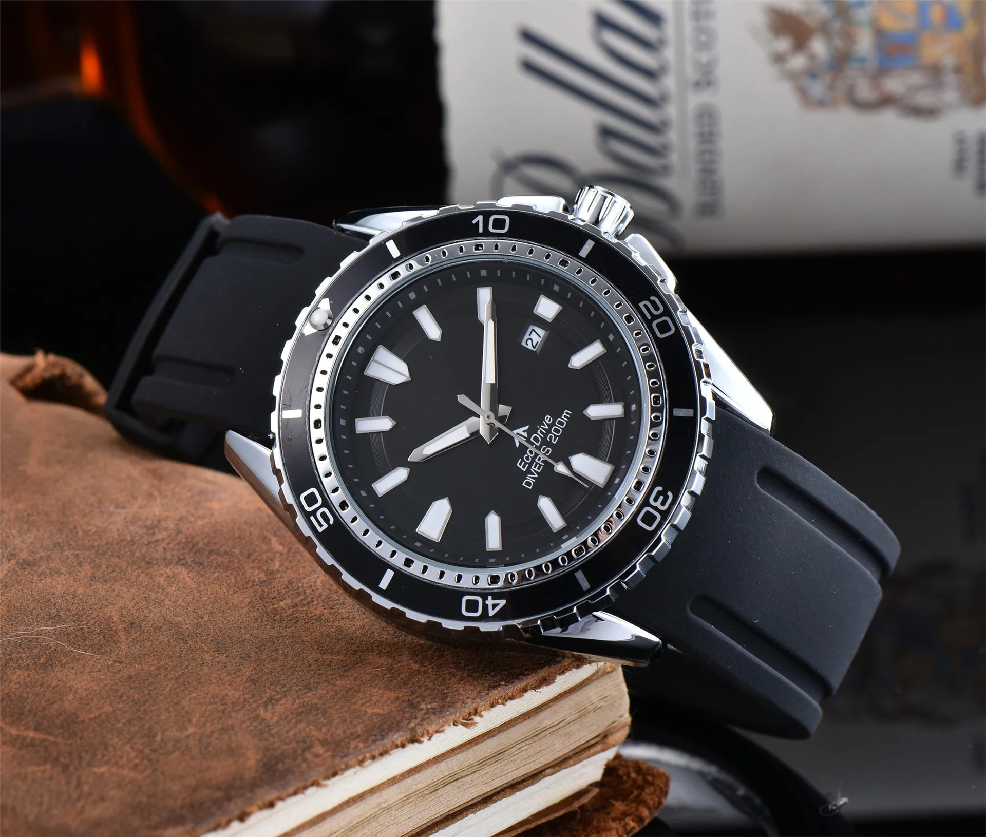 

2021 new high-end business men's watch fashion watch personality watch six pin function watch