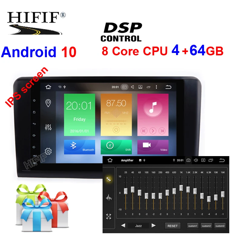PX5 Android 10 4G 8 ядерный Автомобильный GPS Carplay для Mercedes Benz ML GL W164 ML350 ML500 GL320 Радио Стерео