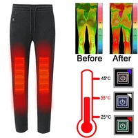 2020 new electric heated pants men women usb heating pants outdoor hiking trousers insulated heated underwear for camping hiking