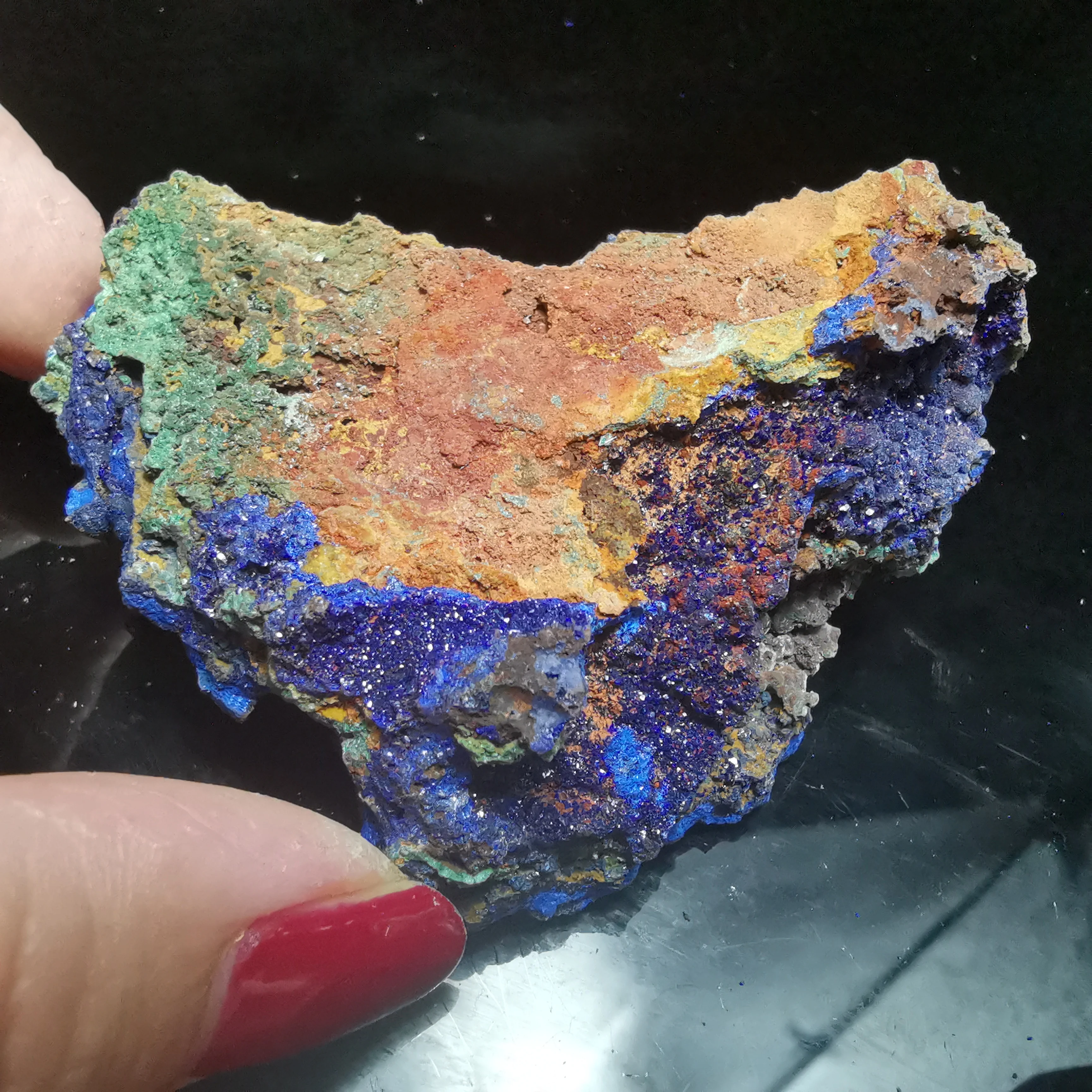 

87gRare natural quartz crystal natural azurite Malachite gemstone paragenetic stone aural energy healing mineral samples