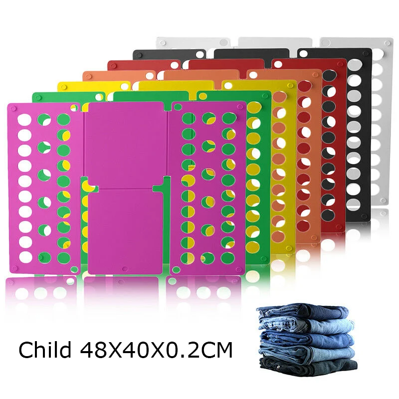 Child 48X40X0.2CM Практичный съемный стеллаж для хранения одежды шкаф перегородка доска стойка ящик легко слоистый ящик корзина для хранения Рама - Цвет: Child 48X40X0.2CM