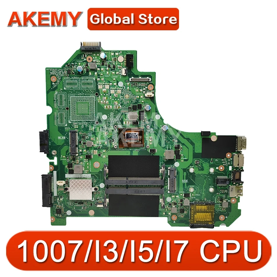 

Akemy K56CM REV 2.0 laptop motherboard For ASUS K56CA K56CM S56C A56CM A56C S550CM K56CB S550CB mainboard 100% work i3 i5 i7 CPU