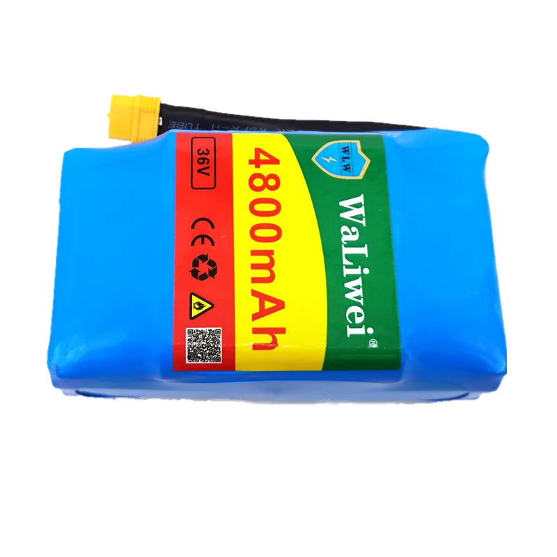 36V4.8Ah перезаряжаемый литий-ионный аккумулятор 4800mAh для электрического