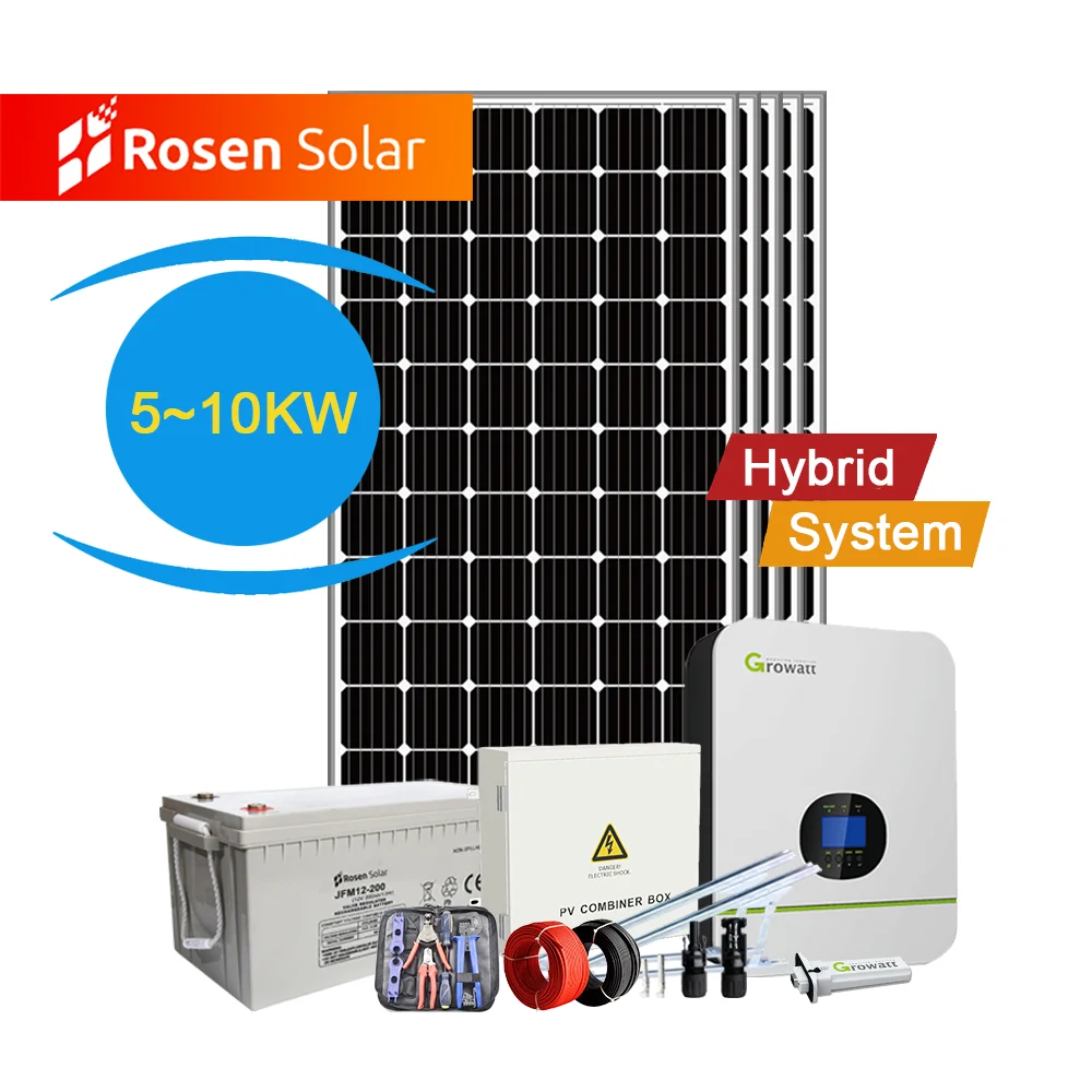 

Complete Solar Energy System 3Kw 5kw 10kw Panel Kit Hybrid Price