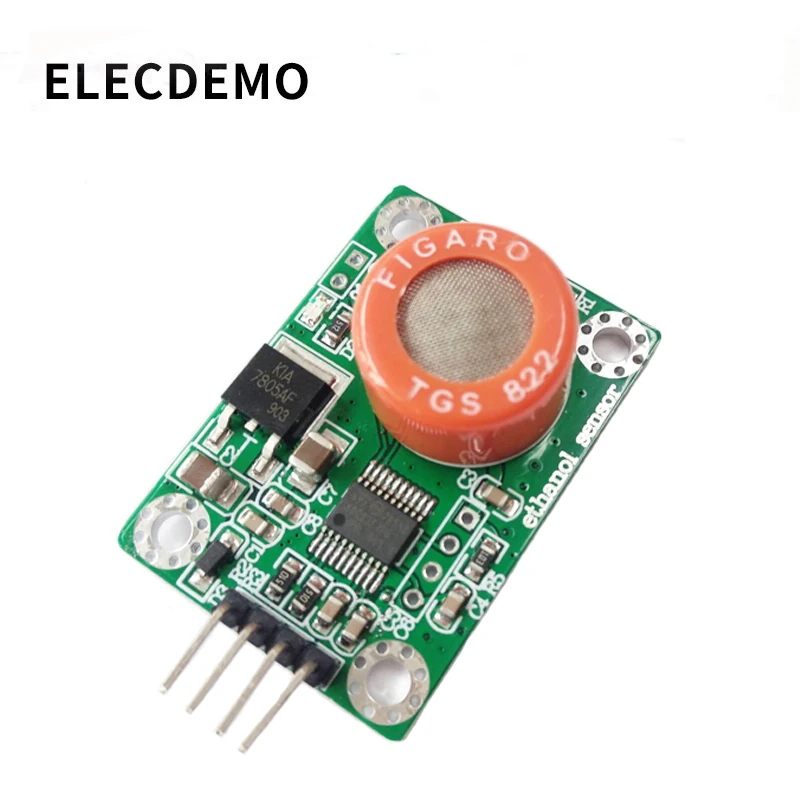 Модуль датчика обнаружения алкоголя TGS822 серийный выход измерение на основе
