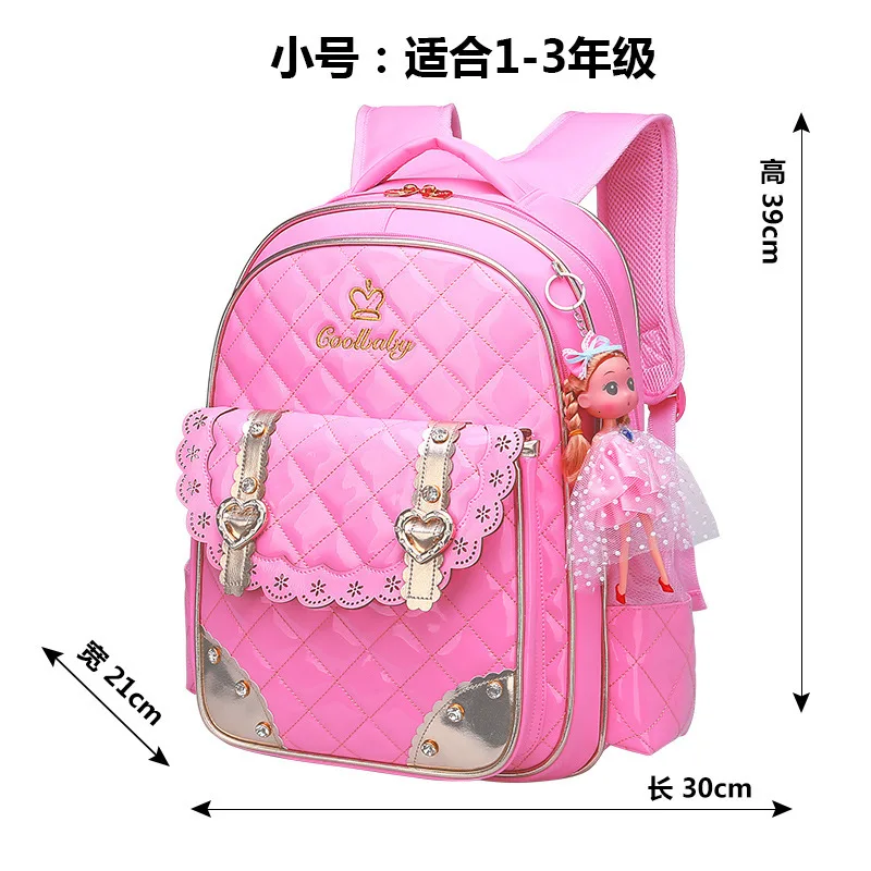 Bags Waterproof Children School  for Girls princess school Backpack kids Satchel Orthopedic Schoolbag Kids Book Bag Mochilas