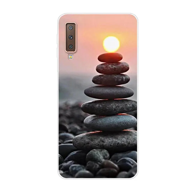 41 6,0 ''для samsung A7 чехол A750F Силиконовый ТПУ мягкий чехол для Para samsung Galaxy A7 чехол пейзаж Fundas A 7 7A Coque - Цвет: 41