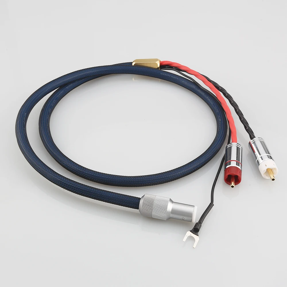 2021 Hifi audio 4 core OFC посеребренный G5 shield RCA 5 pin DIN XLR U spade plug Audio Phono кабель тонарма с