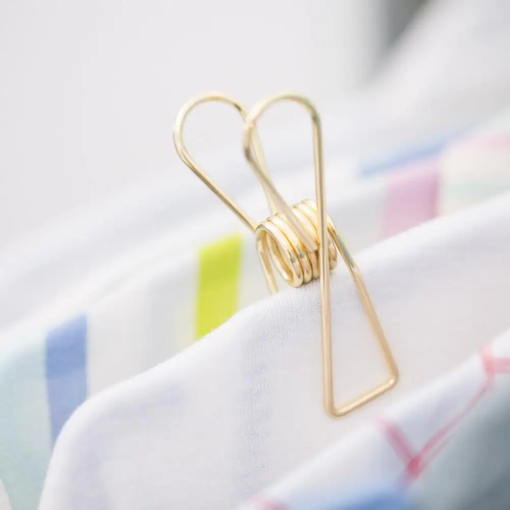 

Metal Hollow Clip Tail Clip Retro Storage Paper Clip Long Tail Clip