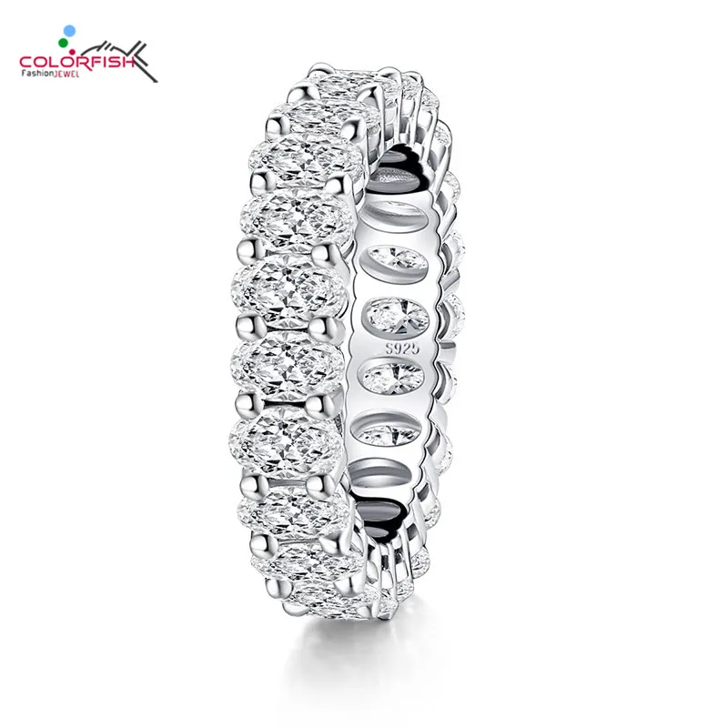 Кольцо женское из серебра 5 пробы овальной огранки 3 мм х | Украшения и аксессуары