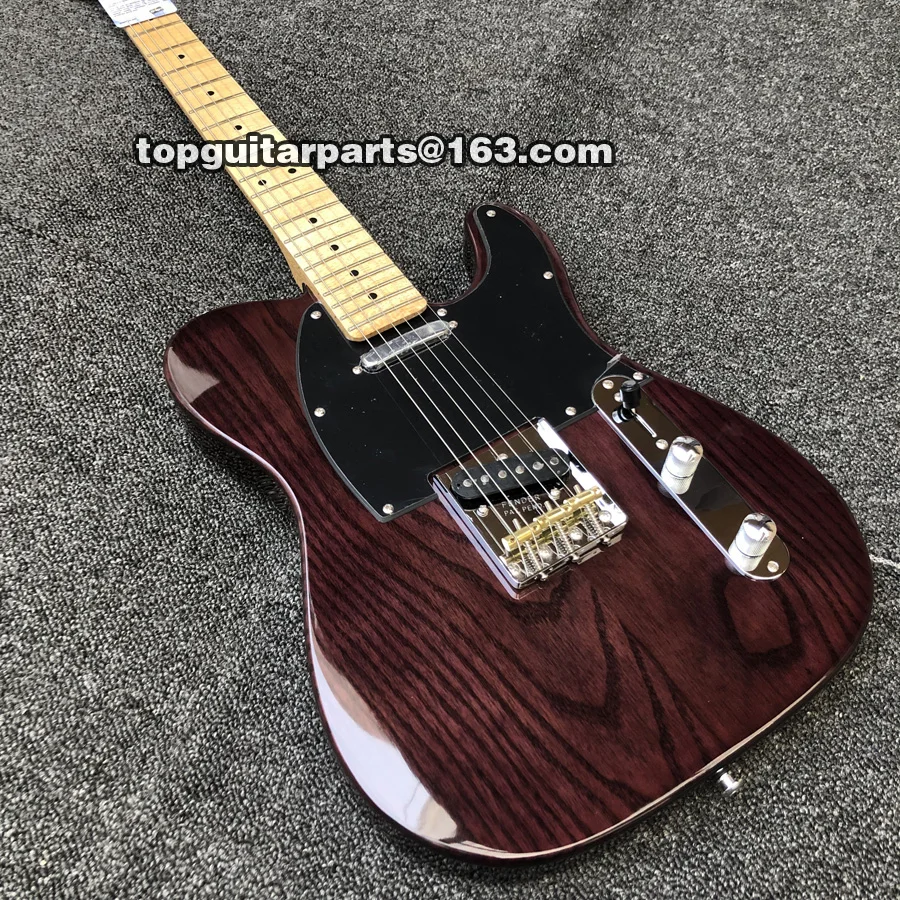 Болотная пепельная электрогитара Bookmatched твердый корпус фиолетовый глянцевый