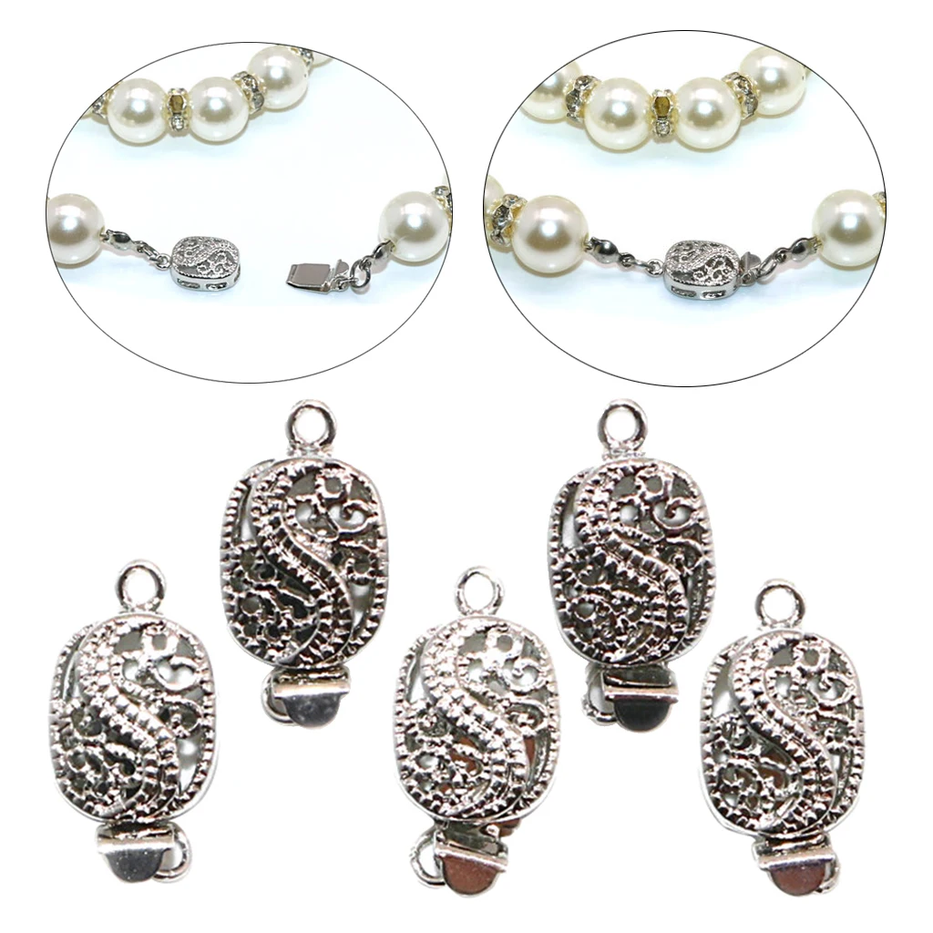 5 шт. медная коробка застежки для ювелирных изделий DIY Дракон шаблон филигранный