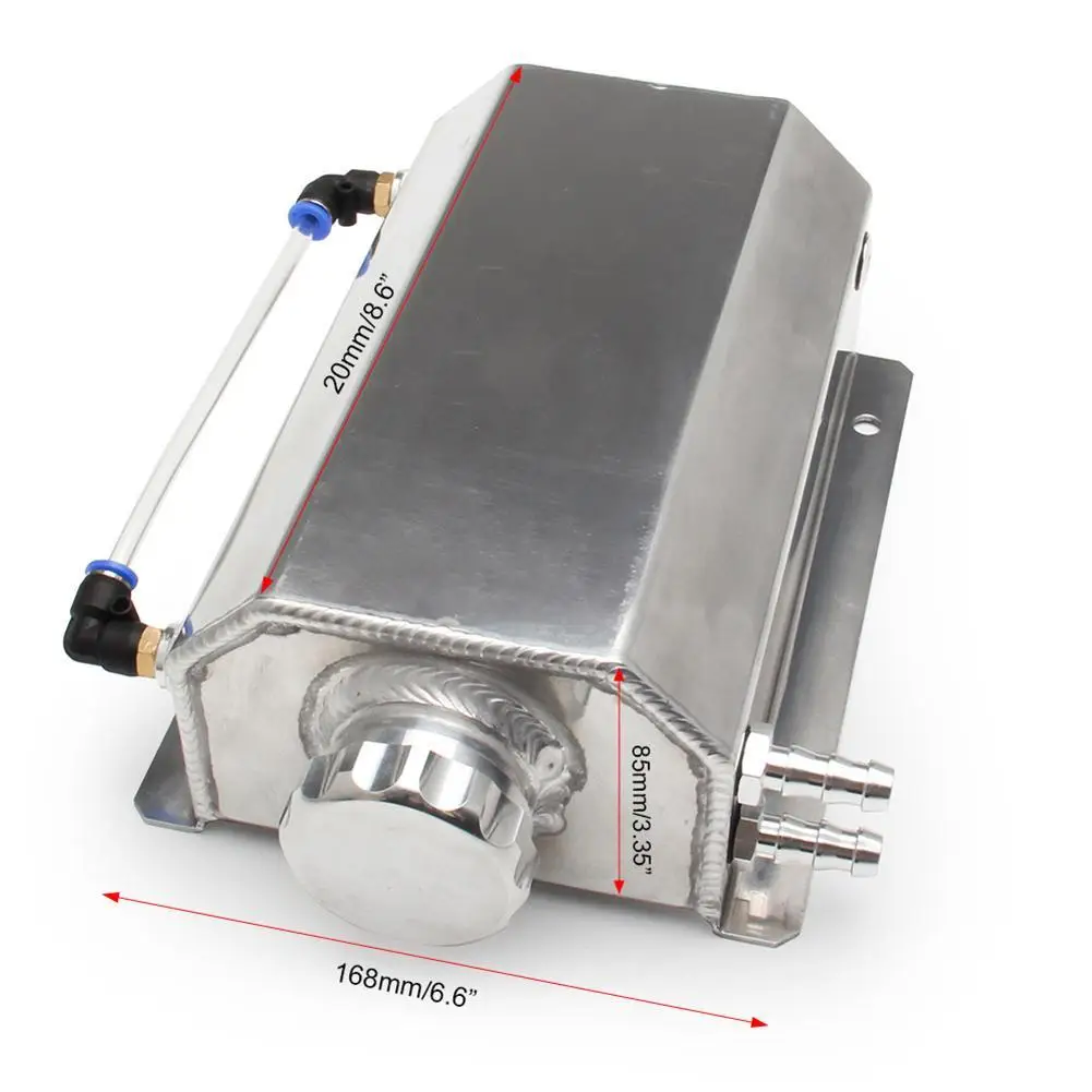 

Car Modification 1L General Aluminum Alloy Square Oil Fuel Can Breathable With Exhaust Plug Hole Drain Modification Can Oil I9Z8