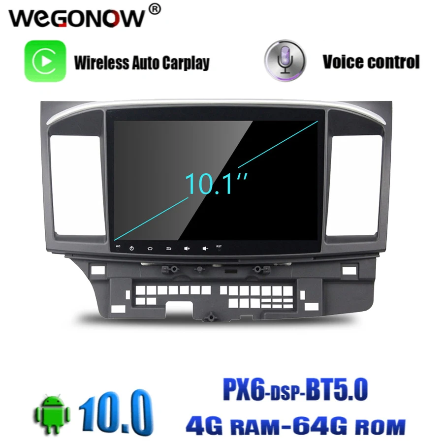 Автомобильный DVD плеер PX6 DSP HD IPS Android 10 0 4 Гб ОЗУ 64 ПЗУ 8 ядер GPS карта RDS радио Wi Fi BT 5