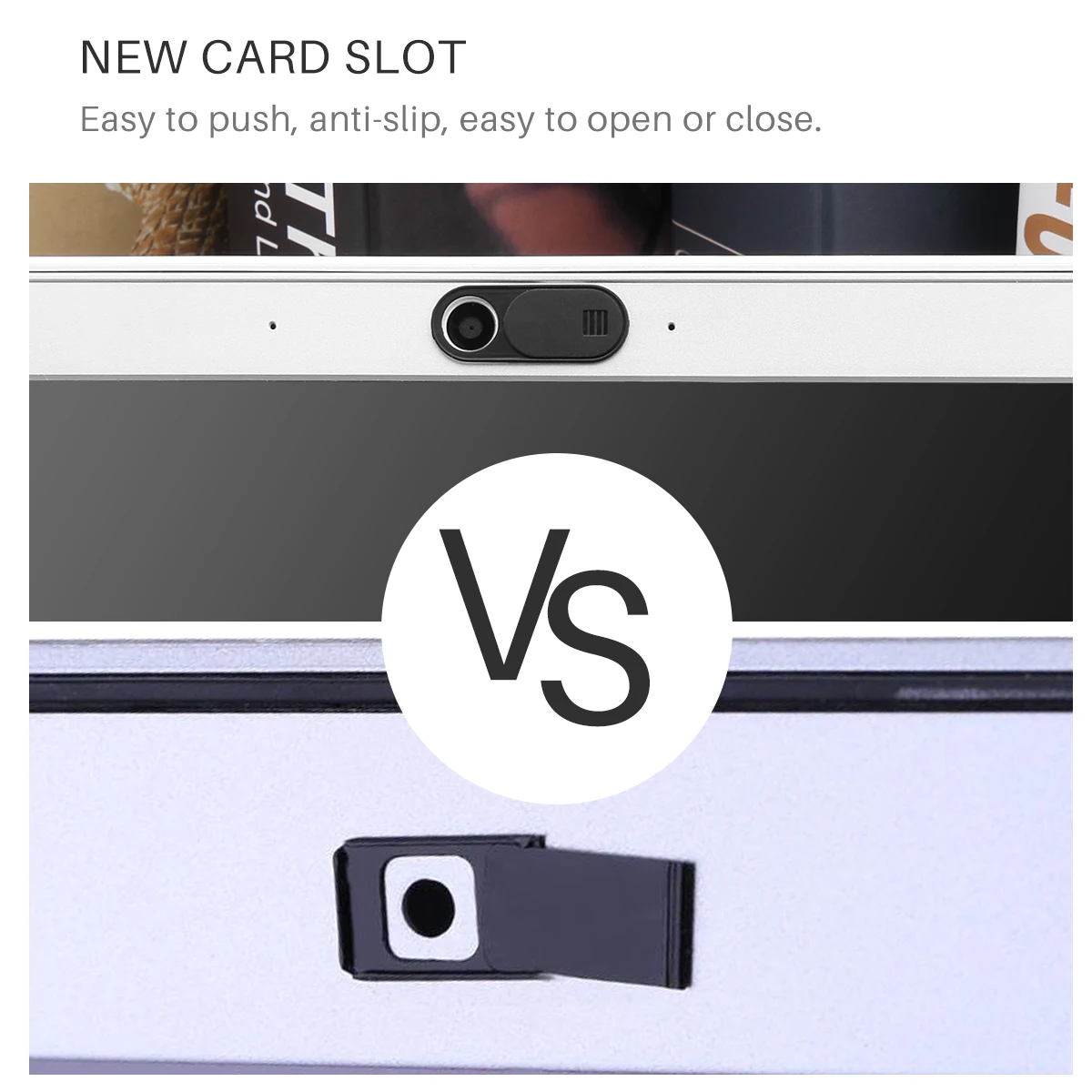 Крышка для веб камеры чехол ноутбука затвор магнитный слайдер пластиковая