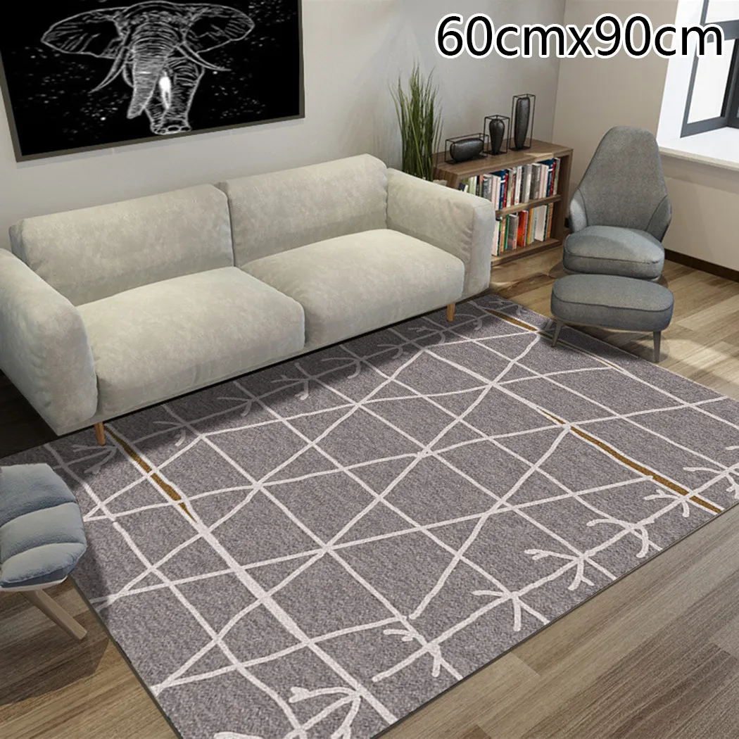 

Nordic Geometric Modern Art Living Room Carpets Home Bedroom Bedside Blanket Area Rug Large Soft Study Room Teppich Rugs Floor