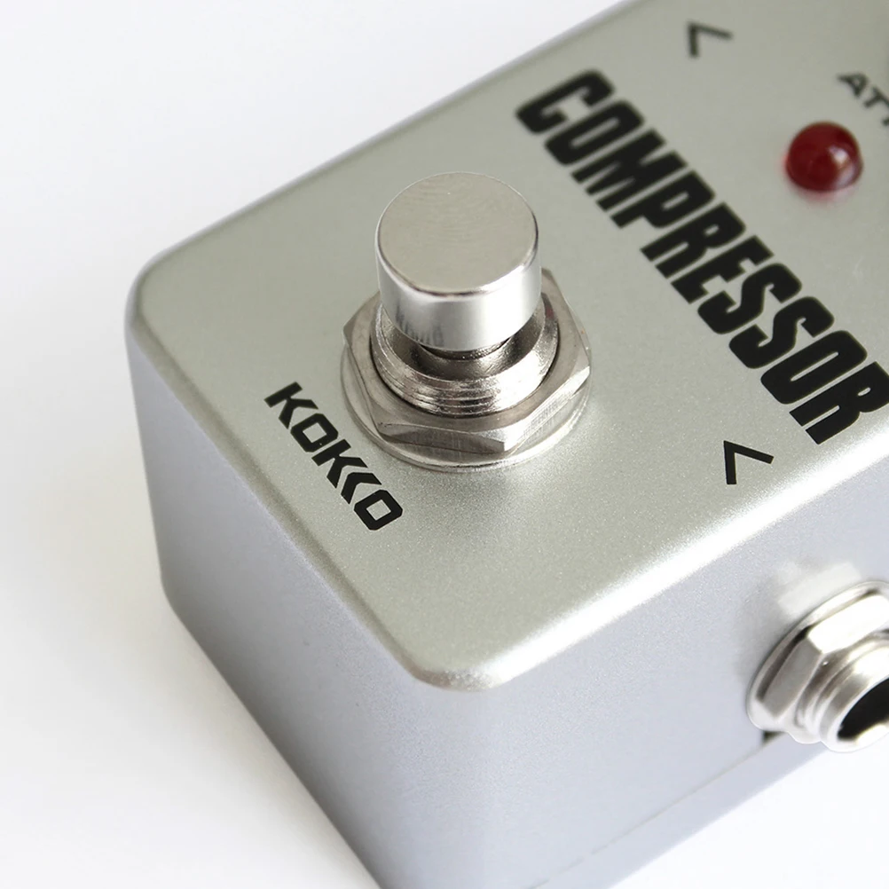 Портативная мини-педаль с эффектом компрессора 1 шт. белая педаль торта для