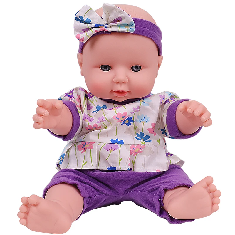 12 дюймов Bebe кукла одежда для малышей милые мягкие Девушка средства ухода за кожей