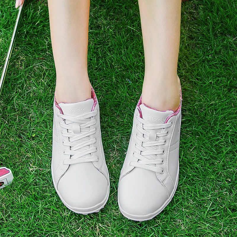 

Waterproof Golf Shoes Women Girls Professional Golf Training Sport Shoes Female Spiked Golf Shoes Kids Women Athletics Walking