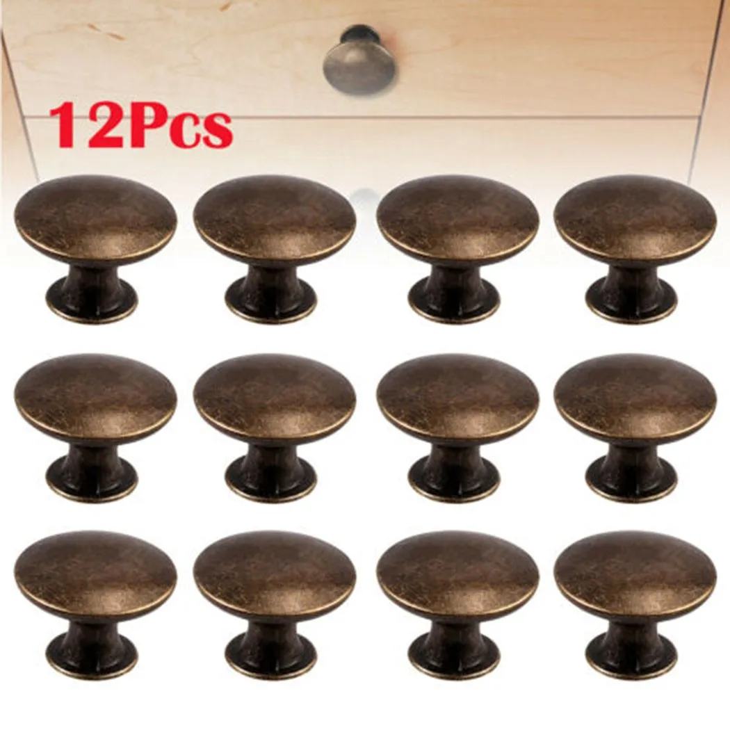 12X 30 мм Кабинет Ручка Потяните Спальня шкаф с выдвижными ящиками бронзовые ручки