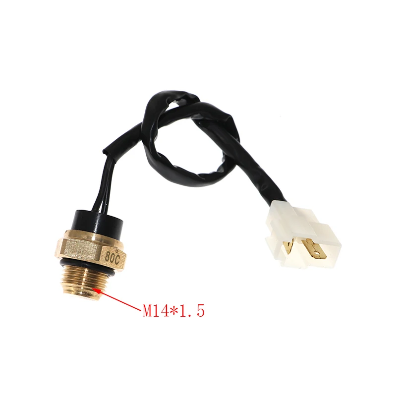 

M14/M16*1.5mm Motorcycle Electric Radiator Coolant Fan Water Temperature Thermostat Switch Temp Sensor for 200 250 400 450 bike