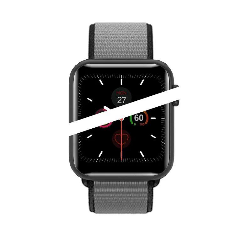 SmartWatch V6 Heart Rate Monitor waterproof Smart watch women man for IOS Apple iPhone Android phone PK watch 5 IWO 11/12 P68/70 - Цвет: Nylon strap