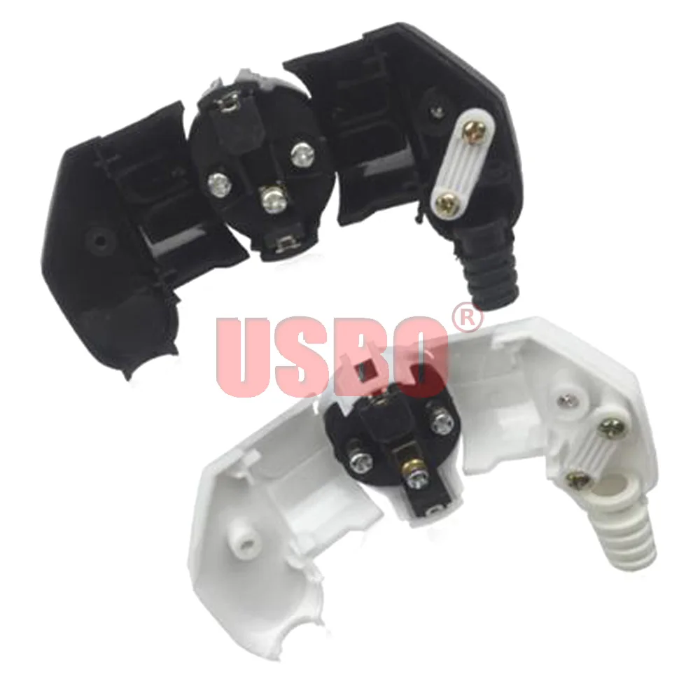 Лидер продаж черный белый 250 В 16 А европейская Универсальная съемная