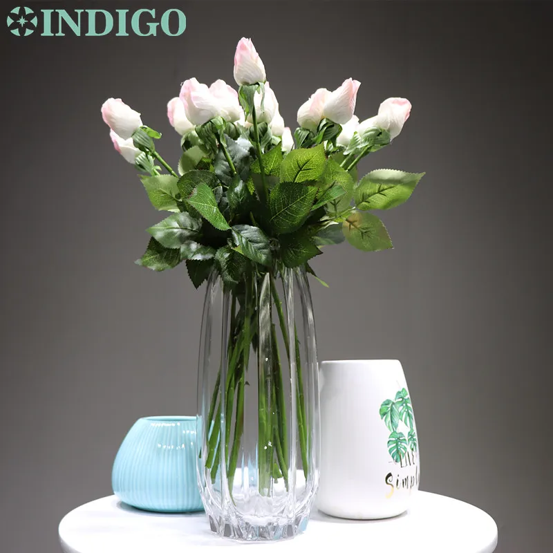 

INDIGO - Wholesale 200pcs Small Pink Rose Bud Free Shipping Artificial Flowers Rose Flower Home Decorative Table Flower