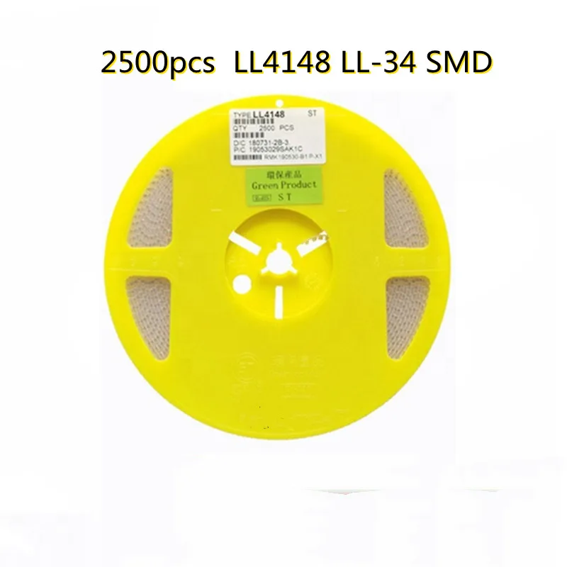 

2500PCS LL4148 LL-34 SMD 1N4148 IN4148 High-speed switching New original