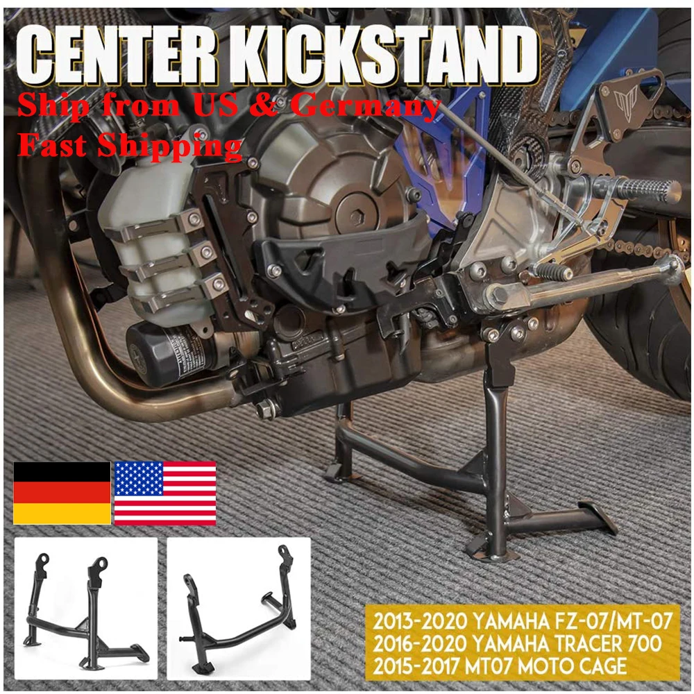 

FZ MT 07 Centerstand Center Kickstand Foot Side Stand Parking Firm Support for Yamaha MT-07 FZ-07 FZ07 MT07 Tracer 700 2013-2020