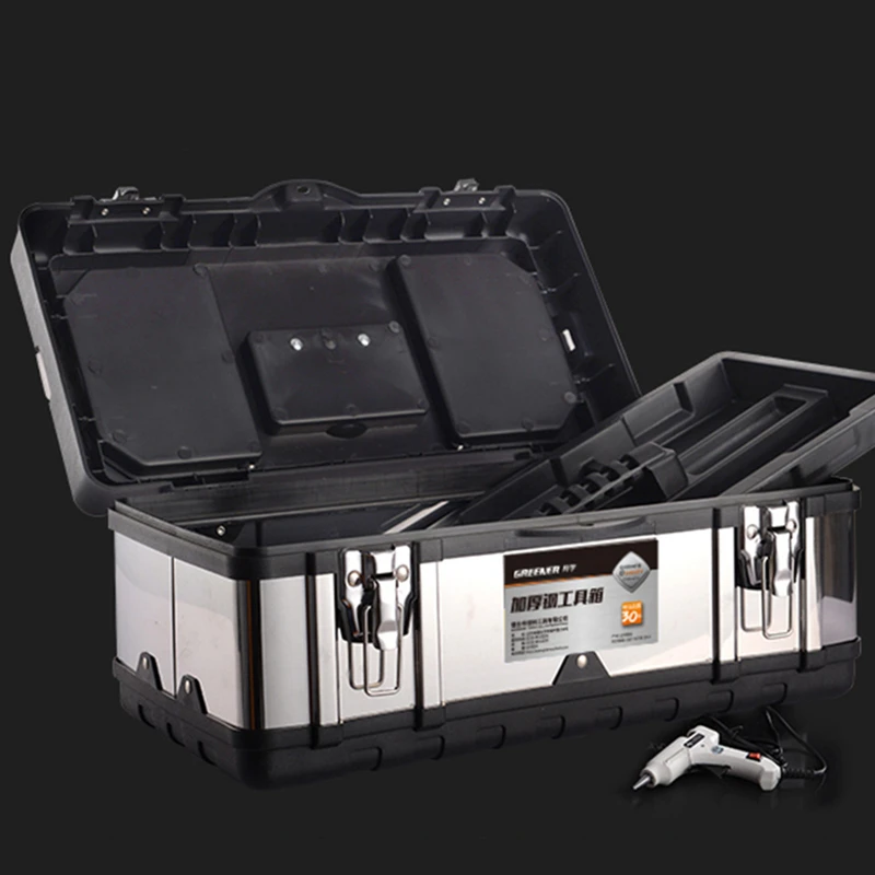 Ящик для инструментов из нержавеющей стали автомобильный Большой Аппаратный