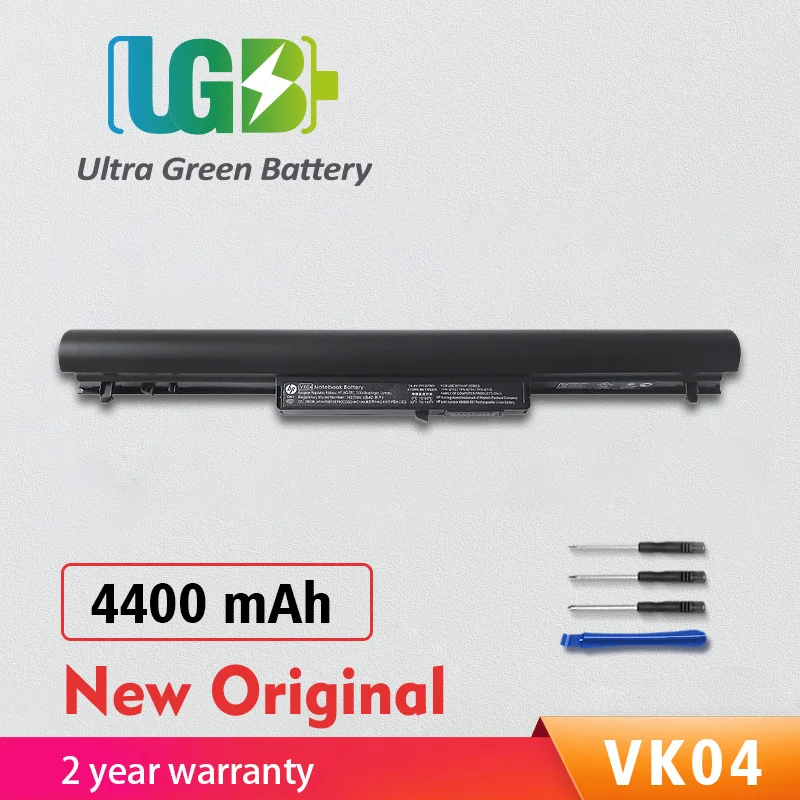 

Новый оригинальный аккумулятор 4400 мАч UGB VK04 для HP Pavilion 15-B052SR 14 14t 14z 15 15t 15z 694864-851 695192-001 H4Q45AA